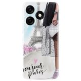 kilifland Xiaomi Redmi Note 12 Pro 5G ile Uyumlu Kılıf Resimli Desenli Baskılı Silikon Bonjour Paris 1419