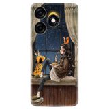 Kılıfland Xiaomi Redmi Note 12 Pro 5G ile Uyumlu Kılıf, Resimli Desenli Baskılı Silikon, Dog And Girl, Renk53