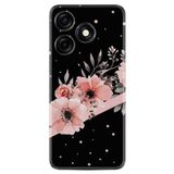 kilifland Xiaomi Redmi Note 12 Pro 5G ile Uyumlu Kılıf Resimli Desenli Baskılı Silikon Flowers Dots 1423