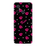 kilifland Xiaomi Redmi Note 12 Pro 5G ile Uyumlu Kılıf Resimli Desenli Baskılı Silikon Kiss 1392