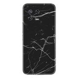 kilifland Xiaomi Redmi Note 12 Pro 5G ile Uyumlu Kılıf Resimli Desenli Baskılı Silikon Siyah Mermer 1299