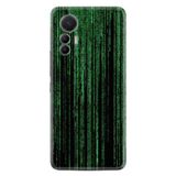 Kılıfland Xiaomi Redmi Note 12 Pro 5G ile Uyumlu Kılıf, Silikon, Matrix Desenli, Yeşil-Siyah