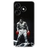 Kılıfland Xiaomi Redmi Note 12 Pro 5G ile Uyumlu Kılıf, Silikon, Muhammed Ali Baskılı, Siyah