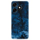 Kılıfland Xiaomi Redmi Note 12 Pro 5G ile Uyumlu Silikon Kılıf, Desen Özel Seri, Blue Zigzag