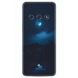Kılıfland Xiaomi Redmi Note 12 Pro 5G ile Uyumlu Silikon Kılıf, Desen Özel Seri, Gece, Siyah