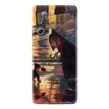 Kılıfland Xiaomi Redmi Note 12 Pro 5G ile Uyumlu Silikon Kılıf, Desen Özel Seri, Kız ve Kedi, Renkli