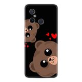 Kılıfland Xiaomi Redmi Note 12 Pro 5G ile Uyumlu Silikon Kılıf, Desen Özel Seri Love Animals, Siyah