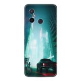 Kılıfland Xiaomi Redmi Note 12 Pro 5G ile Uyumlu Silikon Kılıf, Desen Özel Seri Night Cars, Siyah