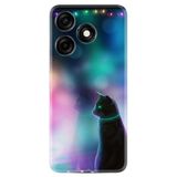 Kılıfland Xiaomi Redmi Note 12 Pro 5G ile Uyumlu Silikon Kılıf, Desenli, Window Cat Serisi, Renkli