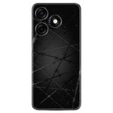Kılıfland Xiaomi Redmi Note 12 Pro 5G ile Uyumlu Silikon Kılıf, Dikenli Tel Desen, Siyah