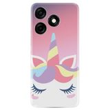 Kılıfland Xiaomi Redmi Note 12 Pro 5G ile Uyumlu Silikon Kılıf, Unicorn Desenli, Pembe