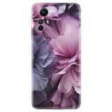 Kılıfland Xiaomi Redmi Note 12S ile Uyumlu Kılıf, Boutique Baskılı Çiçek Desen, Mor