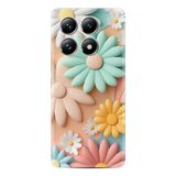 Kılıfland Xiaomi Redmi Note 14 Pro Plus Kılıf, Boutique Baskılı, Rengarenk Çiçek Desen