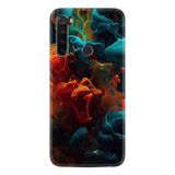 Kılıfland Xiaomi Redmi Note 8 ile Uyumlu Kılıf, Boutique Baskılı, Renk Cümbüşü Desen