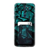 Kılıfland Xiaomi Redmi Note 8 Pro Uyumlu Kılıf, Silikon, Kartvizitli, Ay ve Balon Desenli, Siyah
