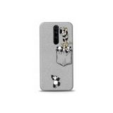 Kılıfland Xiaomi Redmi Note 8 Pro Uyumlu Panda Tasarımlı Silikon Telefon Kılıfı, Karışık Renk