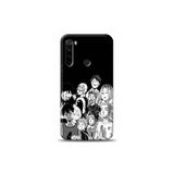Kılıfland Xiaomi Redmi Note 8 Uyumlu Anime Tasarımlı Silikon Telefon Kılıfı, Siyah