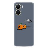 Kılıfland Y16 Telefon Kılıfı, Silikon, Baskılı Desenli, Orange Escape, Gri