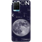 Kılıfland Y21a Telefon Kılıfı, Silikon, Baskılı, Moon Info Desenli, Lacivert