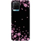 Kılıfland Y21a Telefon Kılıfı, Silikon, Çiçek Desenli, Siyah