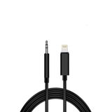 Kılıfmania Lightning To 3.5mm Aux Ses Kablosu Çevirici Dönüştürücü Kablo 1 Metre - Siyah