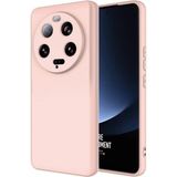 Kılıfmania Xiaomi Mi 13 Ultra Kapak Içi Kadife Kamera Korumalı Lansman Silikon Kılıf - Pudra