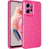 Kılıfolog Xiaomi Redmi Note 12 4g Kılıf Kamera Korumalı Simli Lüks Koton Kapak-Pembe Koyu - Koyu Pembe