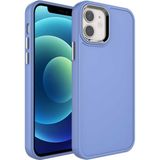 kilifone - Apple iPhone 11 - Kılıf Metal Çerçeve ve Buton Tasarımlı Sert Botox Kapak - Lavendery Gray - T24445 - Lavanta Grisi