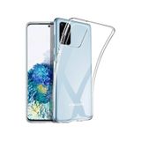 Kilifone - Galaxy S20 Uyumlu - Kılıf Şeffaf Soft Slim Fitt Süper Silikon Kapak - Şeffaf