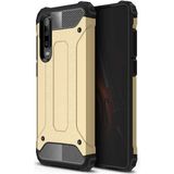 kilifone - Huawei P30 Lite - Kılıf Çift Katman Zırh Tank Crash Military Kapak - Gold - T7847