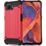 kilifone - Oppo A73 - Kılıf Çift Katman Zırh Tank Crash Military Kapak - Kırmızı - T15901