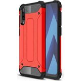 kilifone - Samsung Galaxy A50 - Kılıf Çift Katman Zırh Tank Crash Military Kapak - Kırmızı - T7957