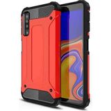 kilifone - Samsung Galaxy A7 2018 - Kılıf Çift Katman Zırh Tank Crash Military Kapak - Kırmızı - T6266
