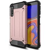 kilifone - Samsung Galaxy A7 2018 - Kılıf Çift Katman Zırh Tank Crash Military Kapak - Rose Gold - T6266