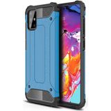 kilifone - Samsung Galaxy A71 - Kılıf Çift Katman Zırh Tank Crash Military Kapak - Mavi - T11127