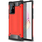 kilifone - Samsung Galaxy Note 20 Ultra - Kılıf Çift Katman Zırh Tank Crash Military Kapak - Kırmızı - T14182