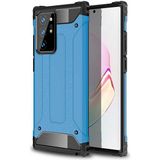 kilifone - Samsung Galaxy Note 20 Ultra - Kılıf Çift Katman Zırh Tank Crash Military Kapak - Mavi - T14182