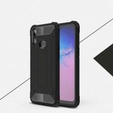 Kilifone - Samsung Uyumlu Galaxy A10s - Kılıf Çift Katman Zırh Tank Crash Military Kapak - Siyah