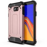 Kilifone - Samsung Uyumlu Galaxy J4 Plus - Kılıf Çift Katman Zırh Tank Crash Military Kapak - Rose Gold