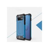 Kilifone - Samsung Uyumlu Galaxy S10 Plus - Kılıf Çift Katman Zırh Tank Crash Military Kapak - Mavi