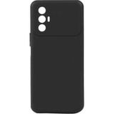 Kilifone - Tecno Spark 8 Pro Uyumlu - Kılıf Mat Soft Esnek Biye Silikon - Siyah