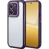 Kilifone Xiaomi Mi 13t Pro Kılıf Kamera Korumalı Renkli Kenar Ve Çerçeve Tasarımlı Vitamin Kapak Derin Mor