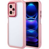 kilifone - Xiaomi Redmi Note 12 Pro 5G - Kılıf Kamera Korumalı Renkli Kenar ve Çerçeve Tasarımlı Vitamin Kapak - Mürdüm - T32445