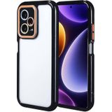 Kilifone Xiaomi Redmi Note 12 Pro Plus 5g Kılıf Kamera Korumalı Renkli Kenar Ve Çerçeve Tasarımlı Vitamin Kapak Siyah