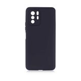 Kilifone - Xiaomi Uyumlu Poco X3 Gt - Kılıf Mat Renkli Esnek Premier Silikon Kapak - Siyah