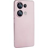 Kilifone - Xiaomi Uyumlu Redmi Note 13 4g - Kılıf Mat Renkli Esnek Premier Silikon Kapak - Rose Gold