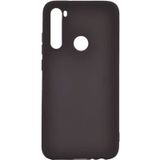 Kilifone - Xiaomi Uyumlu Redmi Note 8 - Kılıf Mat Renkli Esnek Premier Silikon Kapak - Siyah