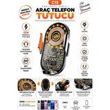 Kılıforyum Kablosuz Şarjlı Araç Telefon Tutucu Otomatik Açılır Kapanır 360° Ayarlanabilir Qi Uyumlu - C13