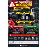 Kılıforyum SWT-1206 12V 12A / 24V 6A Akıllı Dijital Akü Şarj Cihazı 4AH-200AH Lifepo4 Agm Pulse Repair