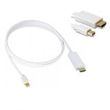 KılıfShop Mini Display Port Hdmı Dönüştürücü Kablo 1.5M Beyaz Kılıf